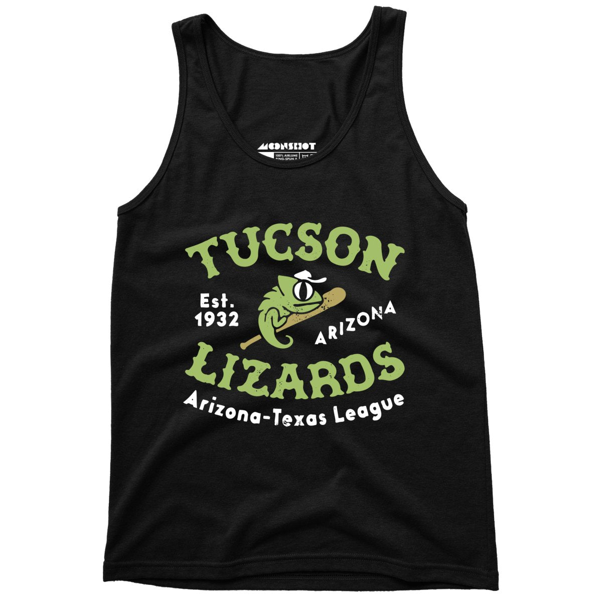 Tucson Lizards - Arizona - Vintage Defunct Baseball Teams - Unisex Tank Top