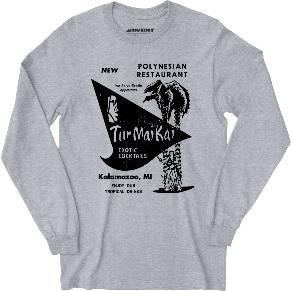 Tur Mai Kai - Kalamazoo, MI - Vintage Tiki Bar - Long Sleeve T-Shirt