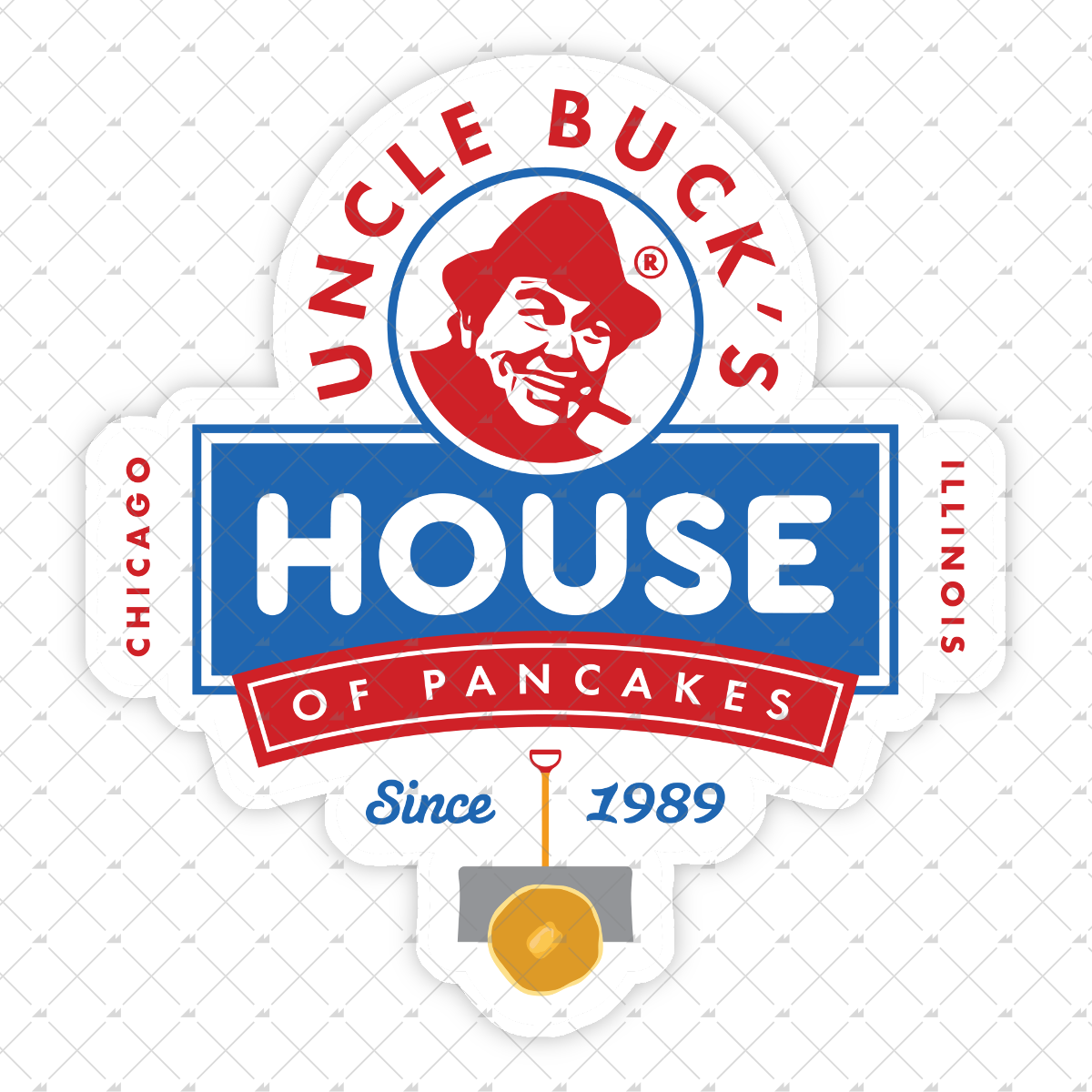 Uncle Buck's House of Pancakes - Sticker