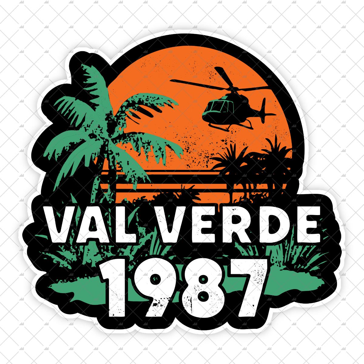 Val Verde 1987 - Sticker