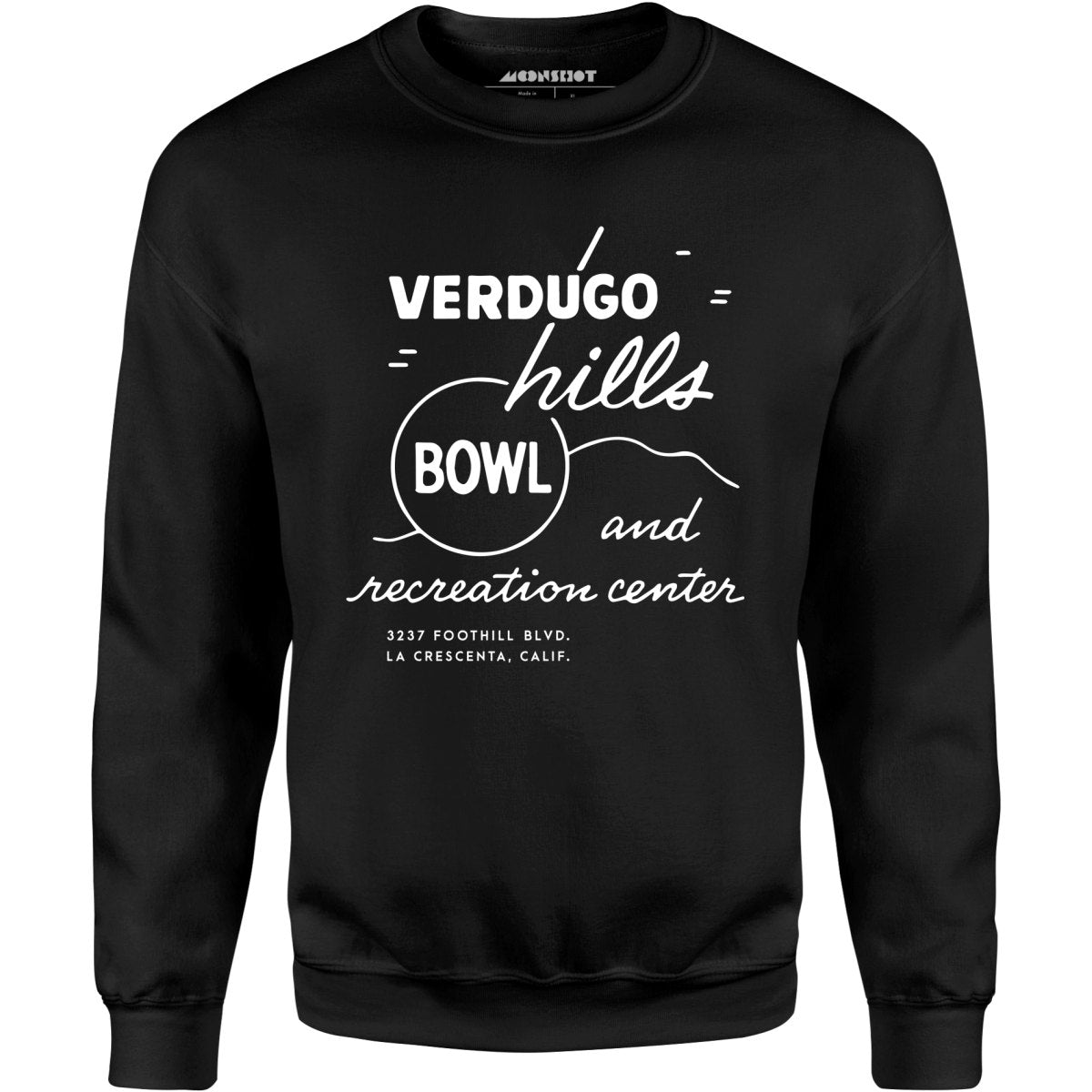 Verdugo Hills v2 - La Crescenta, CA - Vintage Bowling Alley - Unisex Sweatshirt