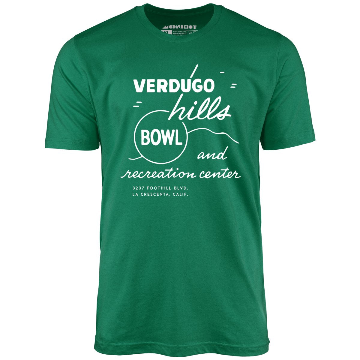 Verdugo Hills v2 - La Crescenta, CA - Vintage Bowling Alley - Unisex T-Shirt