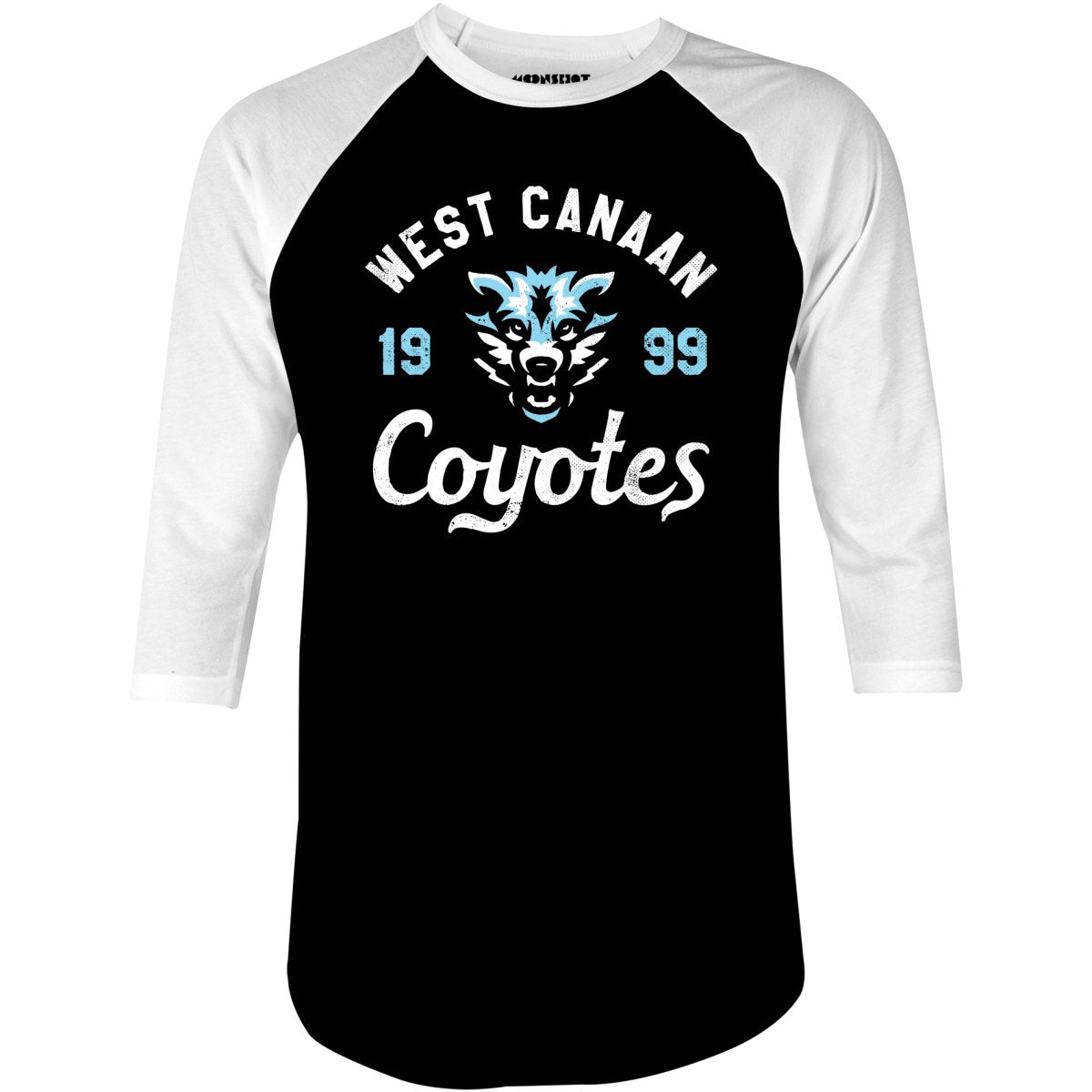 West Canaan Coyotes - 3/4 Sleeve Raglan T-Shirt