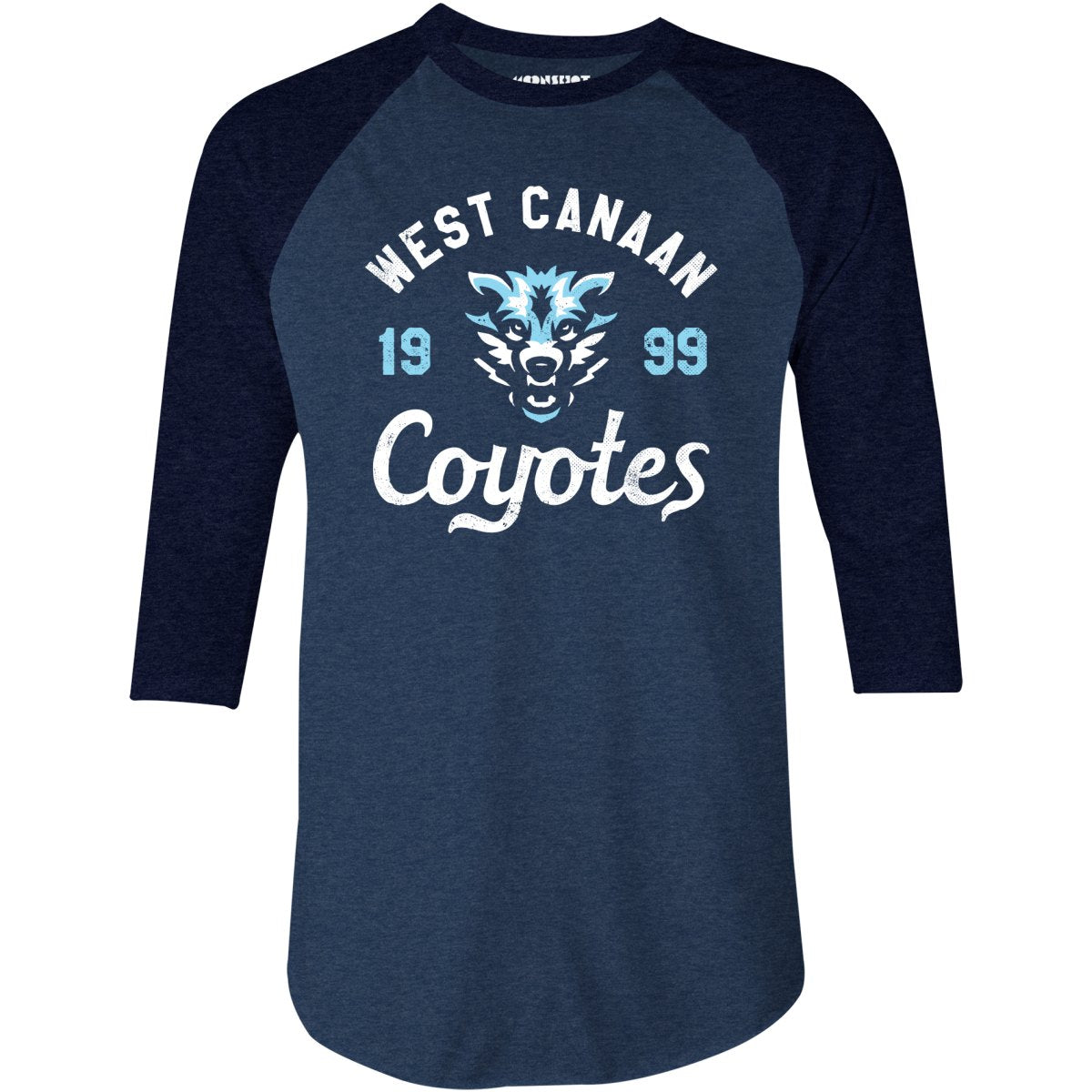 West Canaan Coyotes - 3/4 Sleeve Raglan T-Shirt