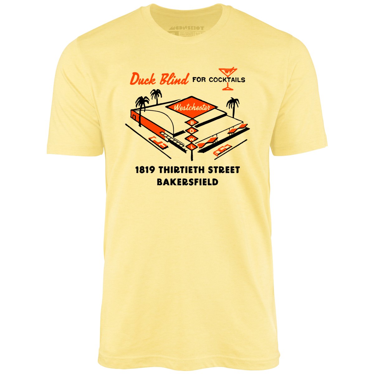 Westchester Bowl v2 - Bakersfield, CA - Vintage Bowling Alley - Unisex T-Shirt