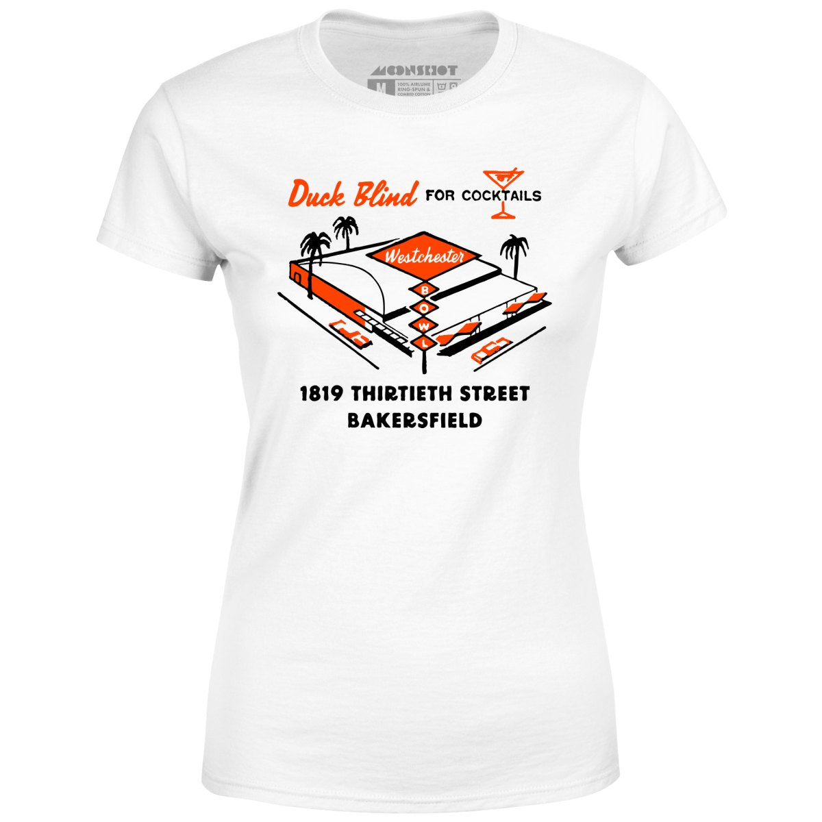 Westchester Bowl v2 - Bakersfield, CA - Vintage Bowling Alley - Women's T-Shirt