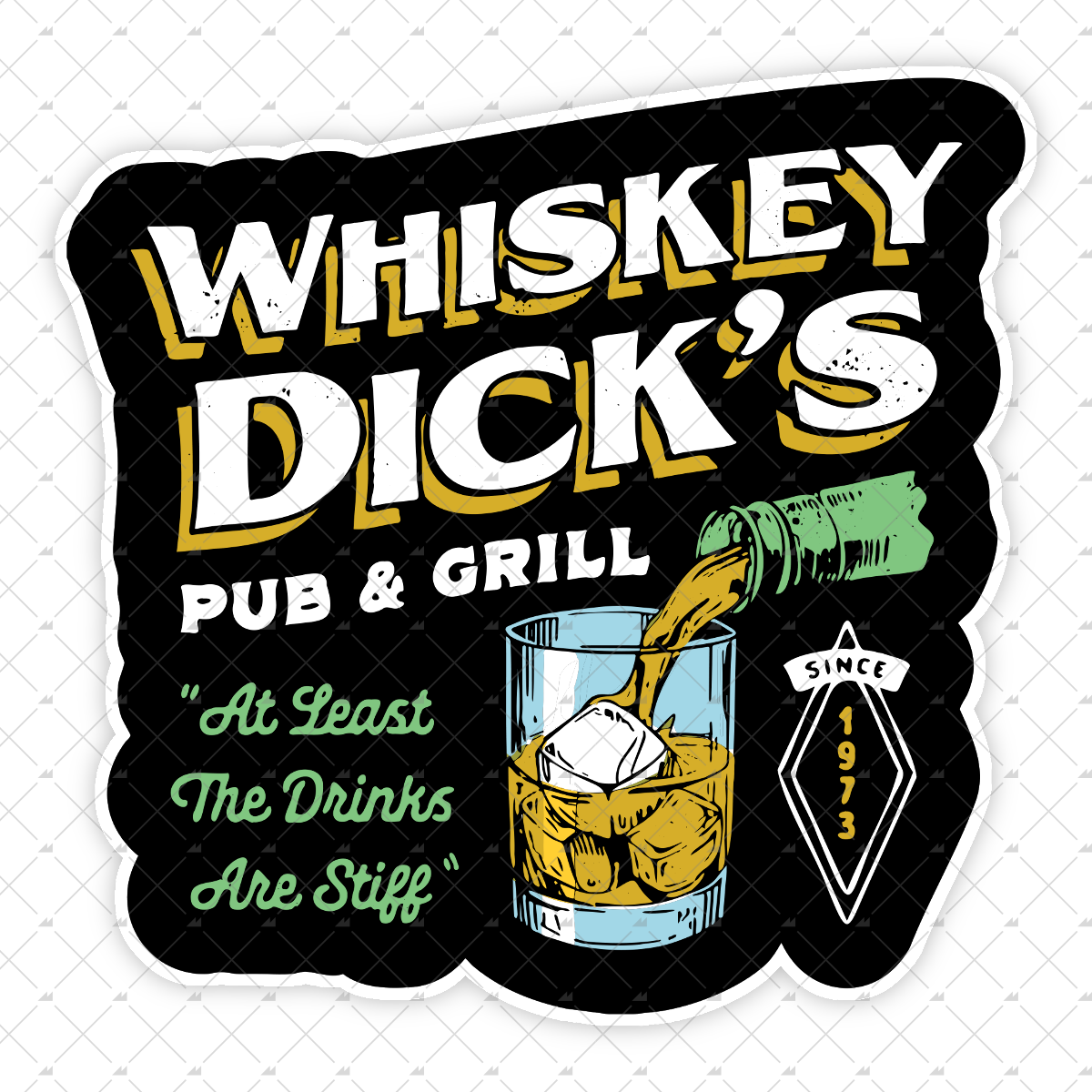 Whiskey Dick's Pub & Grill - Sticker