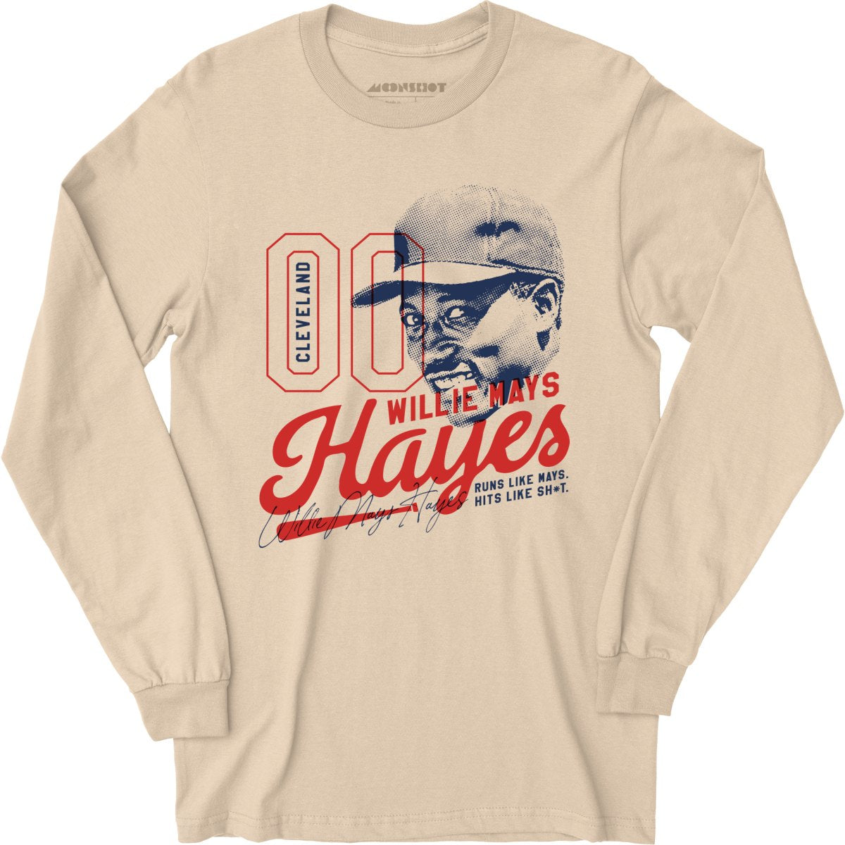 Willie Mays Hayes Tribute - Long Sleeve T-Shirt