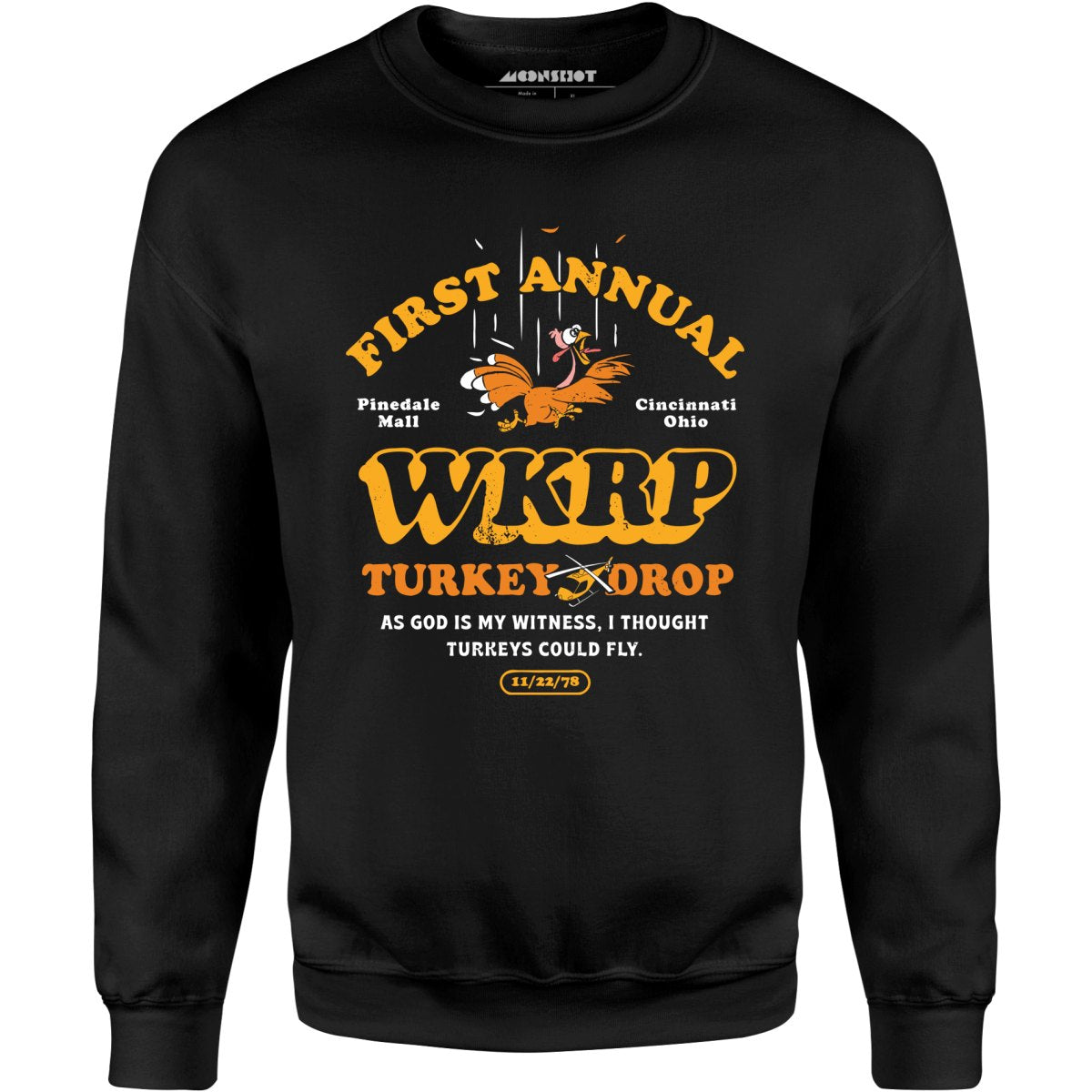 WKRP Turkey Drop - Unisex Sweatshirt