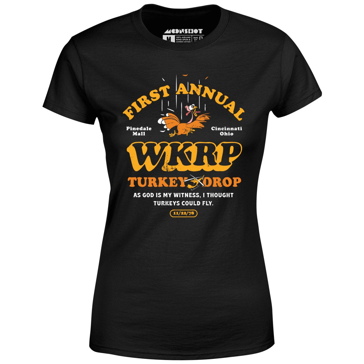 WKRP Turkey Drop - Women's T-Shirt