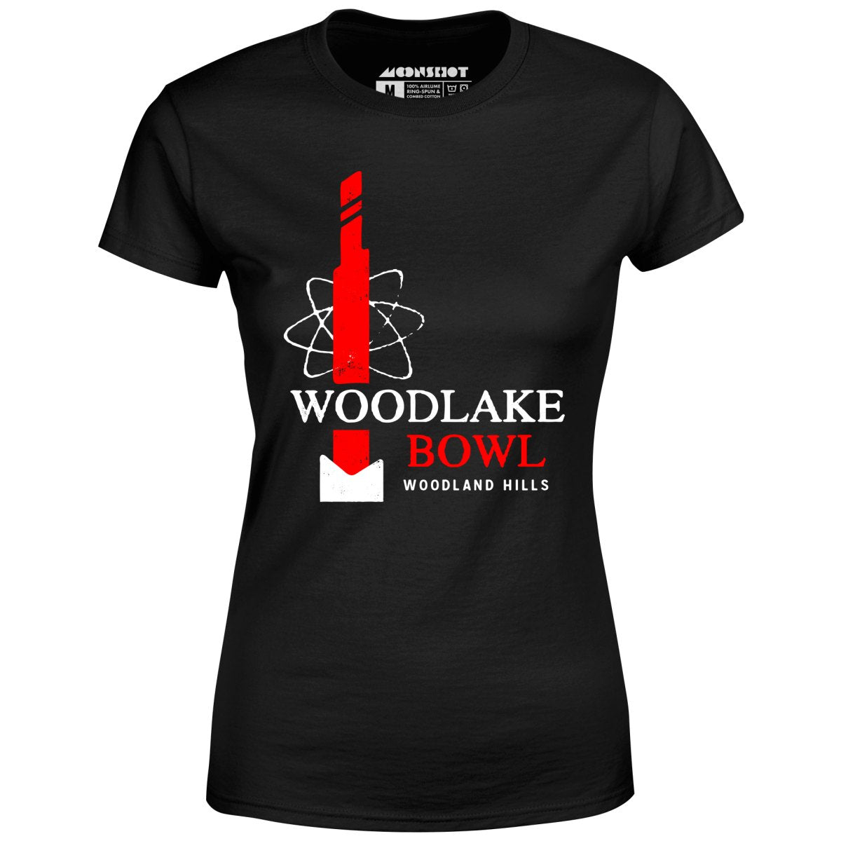 Woodlake Bowl - Woodland Hills, CA - Vintage Bowling Alley - Women's T-Shirt