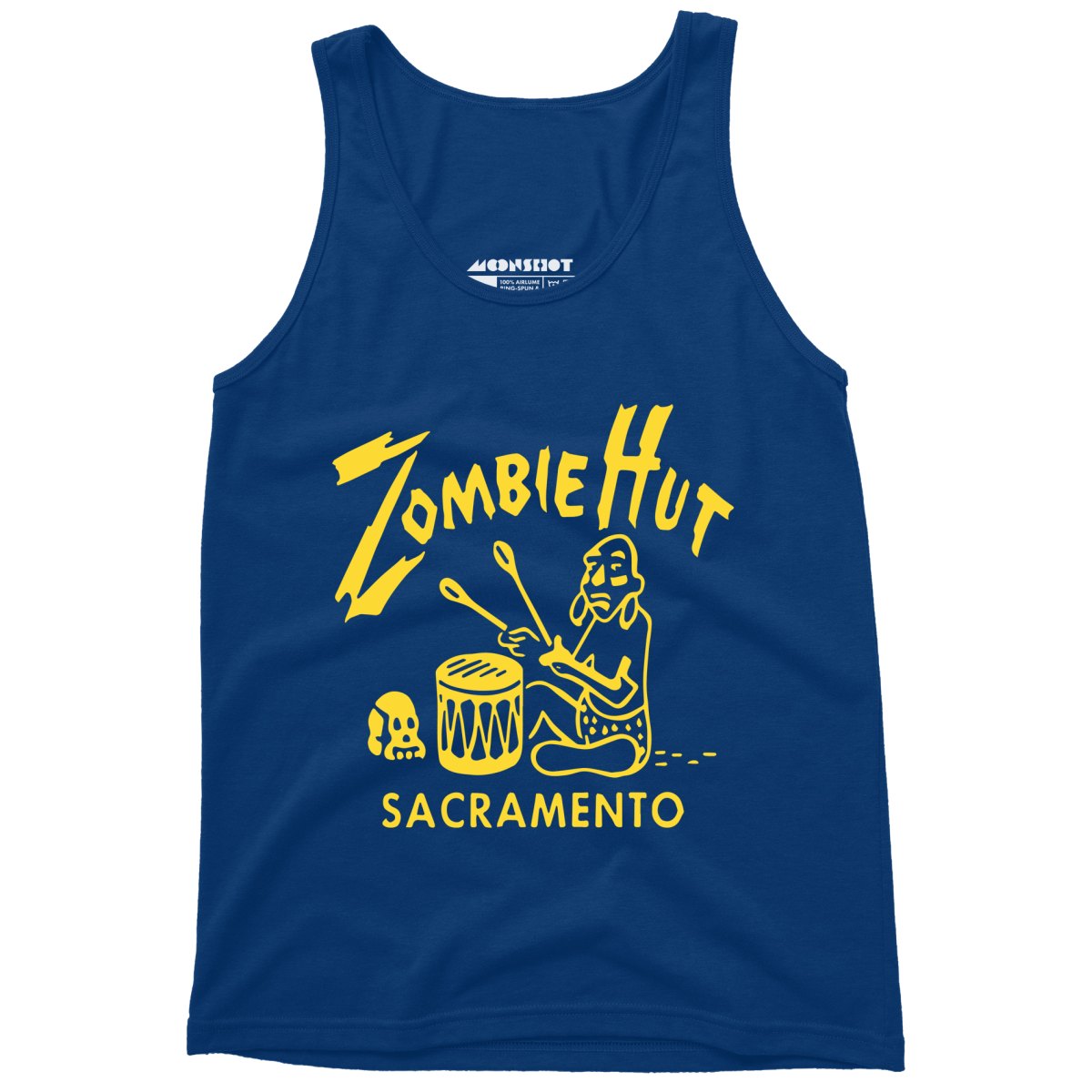 Zombie Hut - Sacramento, CA - Vintage Tiki Bar - Unisex Tank Top