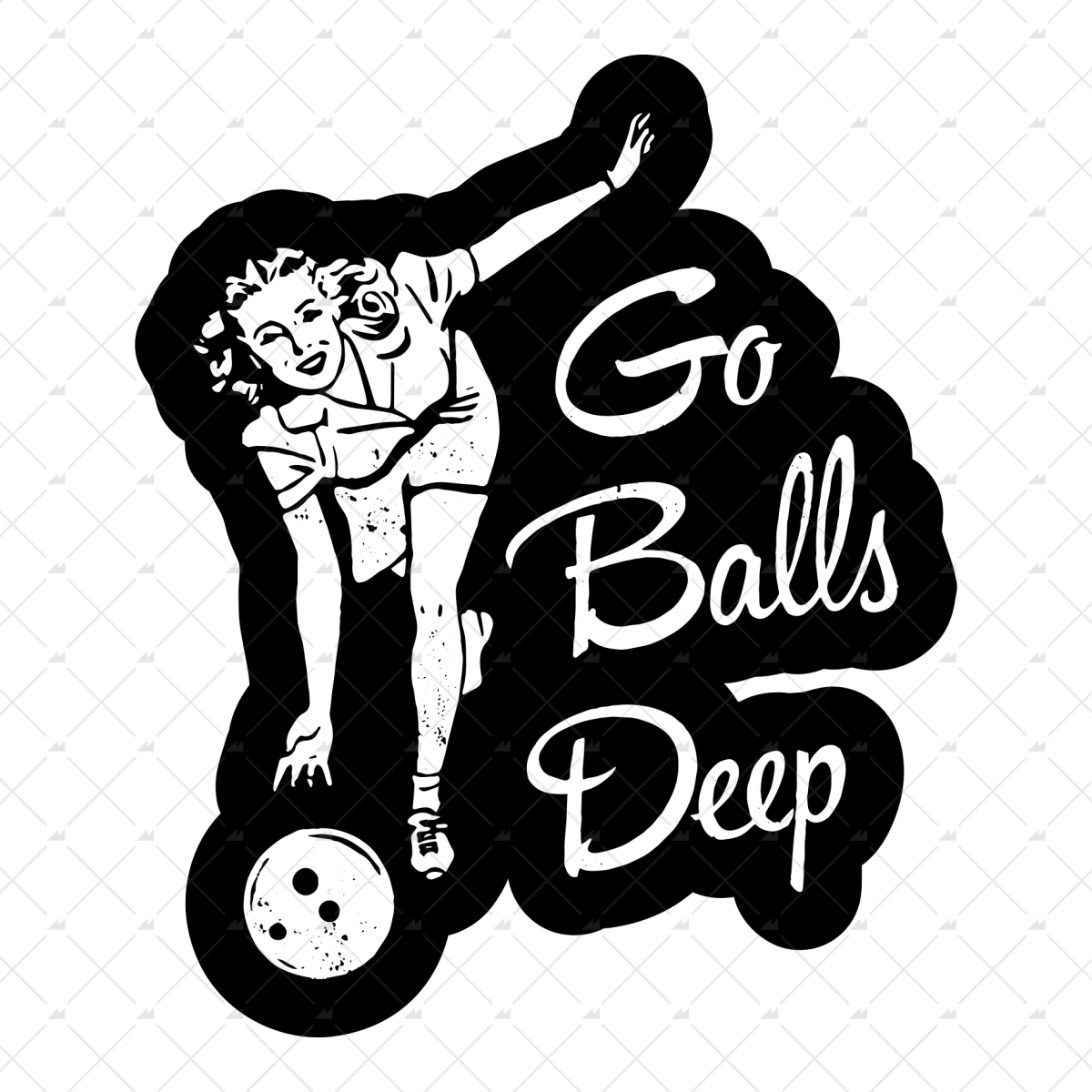 Go Balls Deep Sticker M00nshot 