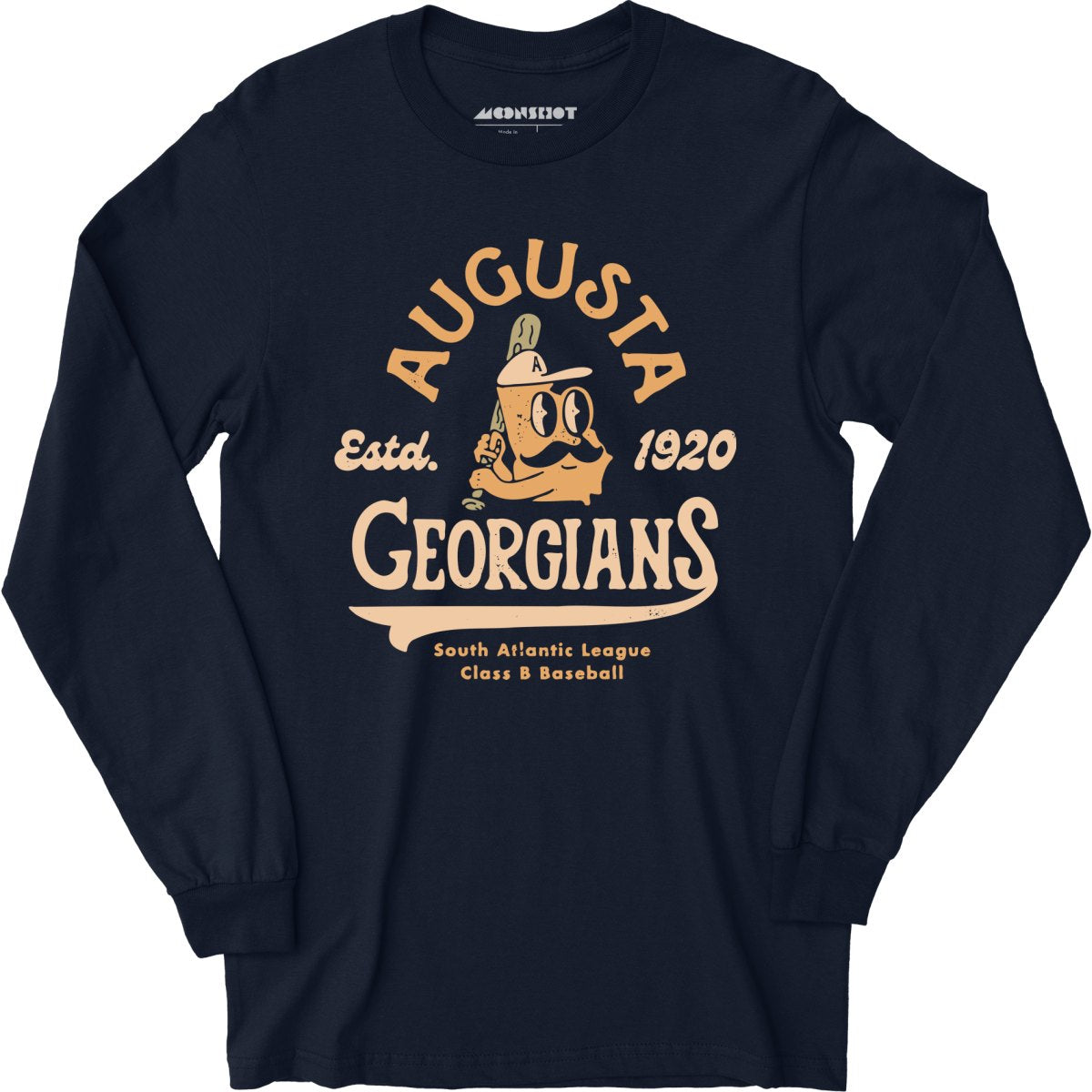 Georgia Bulldogs : Throwback Baseball Shirt 