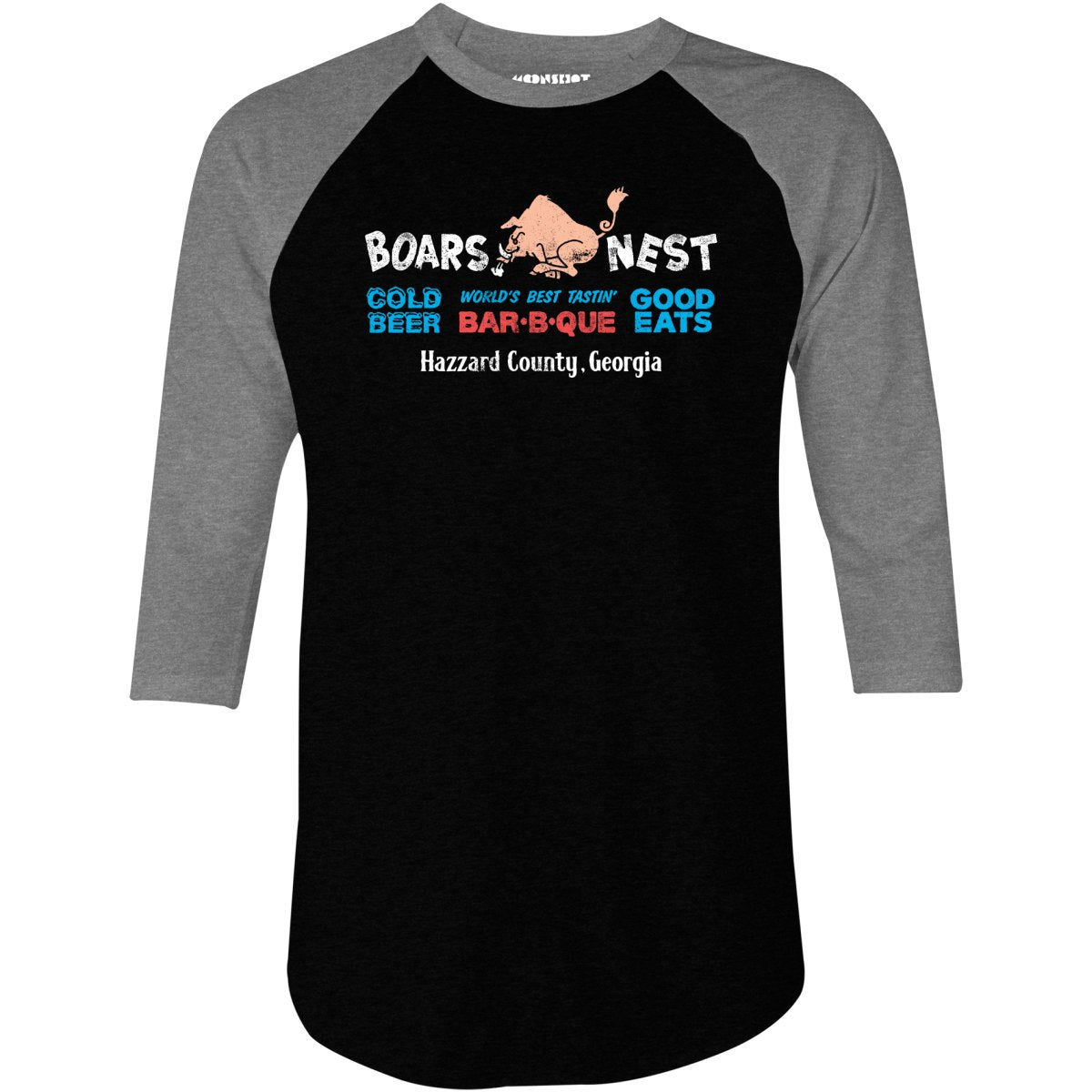 Boars Nest - 3/4 Sleeve Raglan T-Shirt