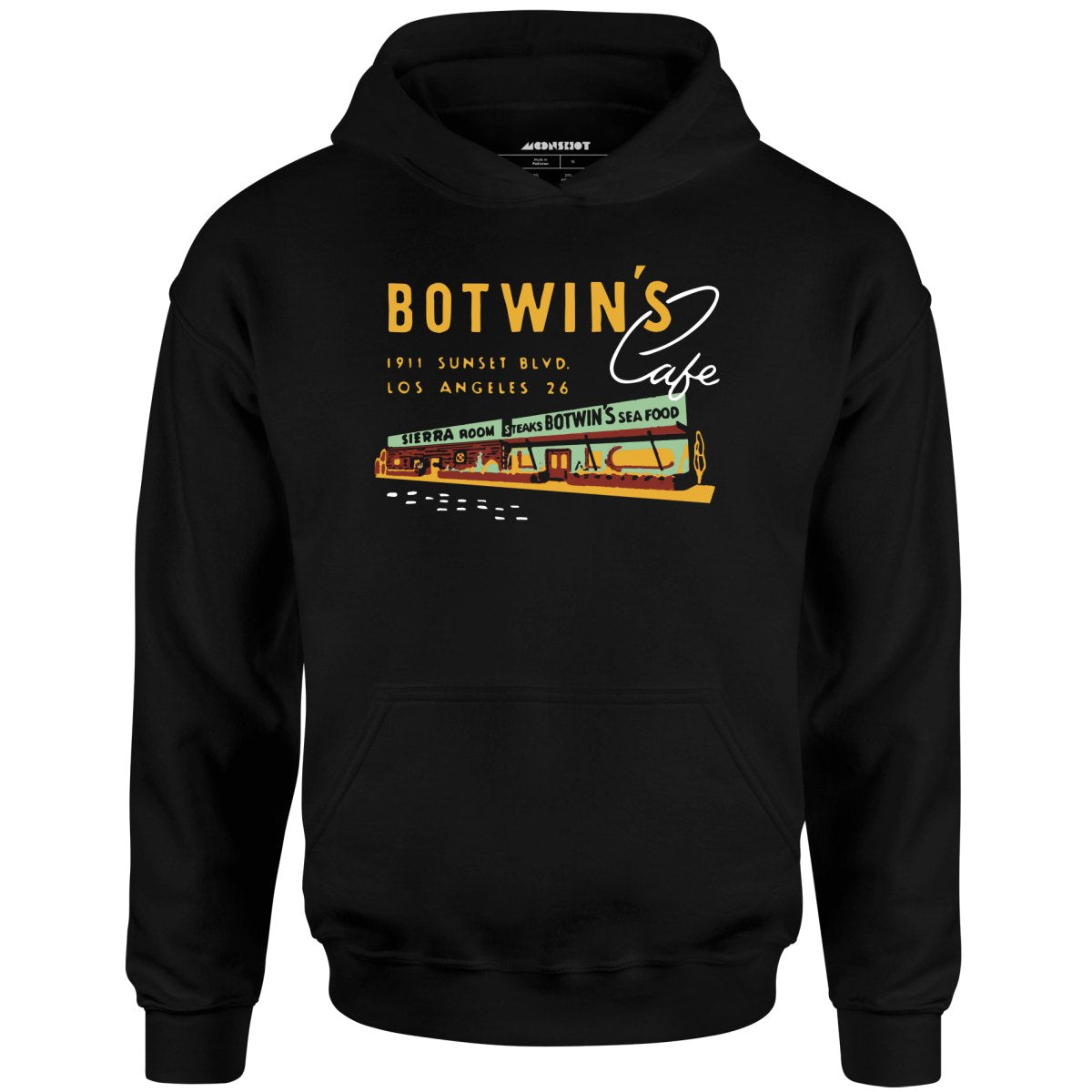 Botwin's Cafe - Los Angeles, CA - Vintage Restaurant - Unisex Hoodie