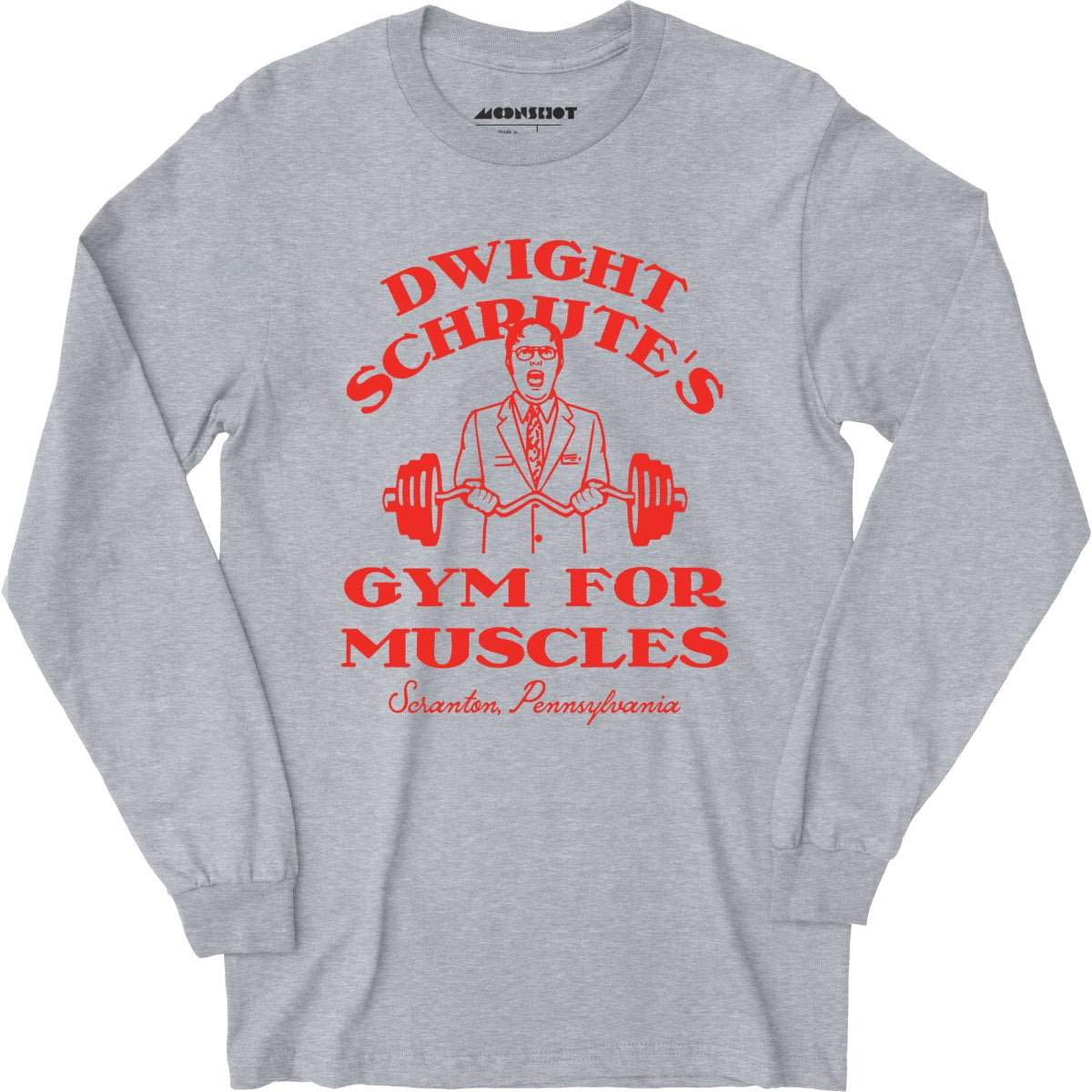 Dwight Schrute's Gym For Muscles - Long Sleeve T-Shirt