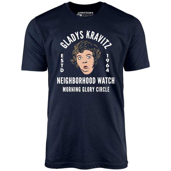 Gladys Kravitz Neighborhood Watch - Unisex T-Shirt – m00nshot