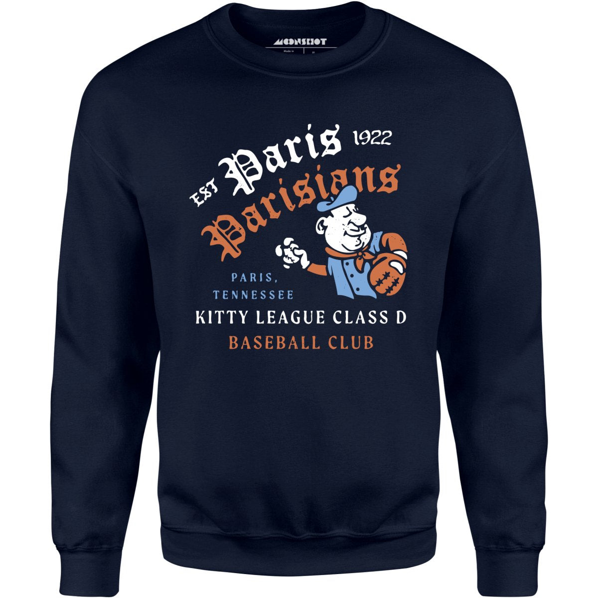 Paris Parisians - Tennessee - Vintage Defunct Baseball Teams - Unisex Sweatshirt