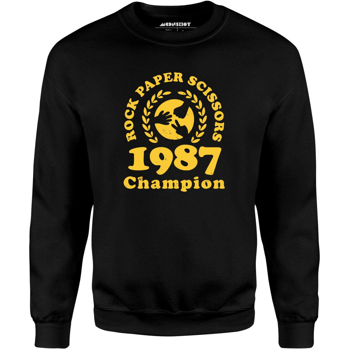 Rock Paper Scissors Champion - Unisex Sweatshirt – m00nshot