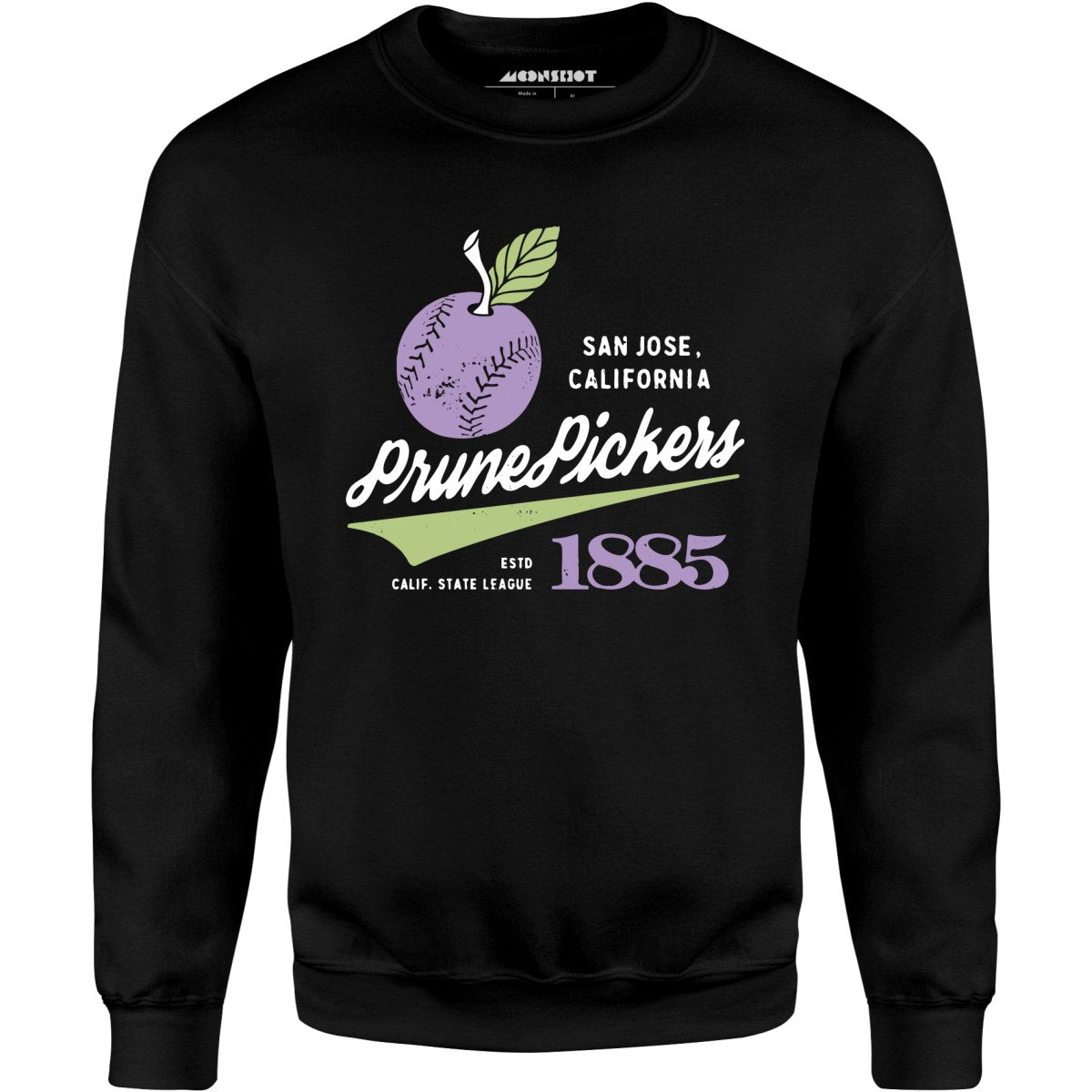 San Jose Prune Pickers - California - Vintage Defunct Baseball Teams - Unisex Sweatshirt