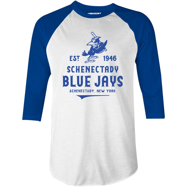 White Label Mfg Schenectady Blue Jays - New York - Vintage Defunct Baseball Teams - Unisex T-Shirt Natural / S