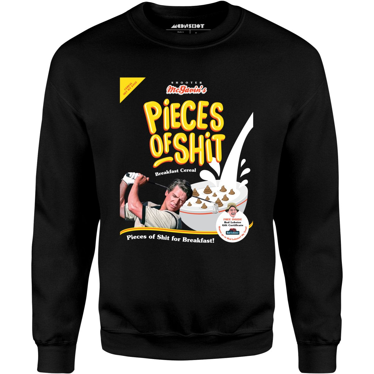 Shooter McGavin's Pieces of Shit Breakfast Cereal - Unisex Sweatshirt