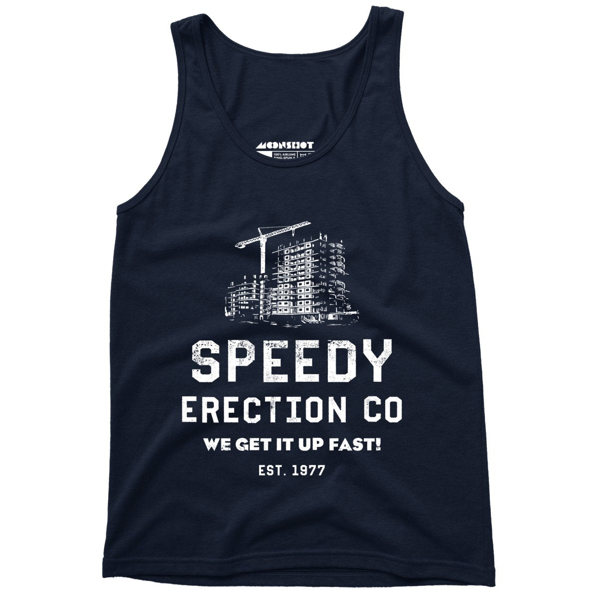 Speedy Erection Co. We Get it Up Fast - Unisex Tank Top