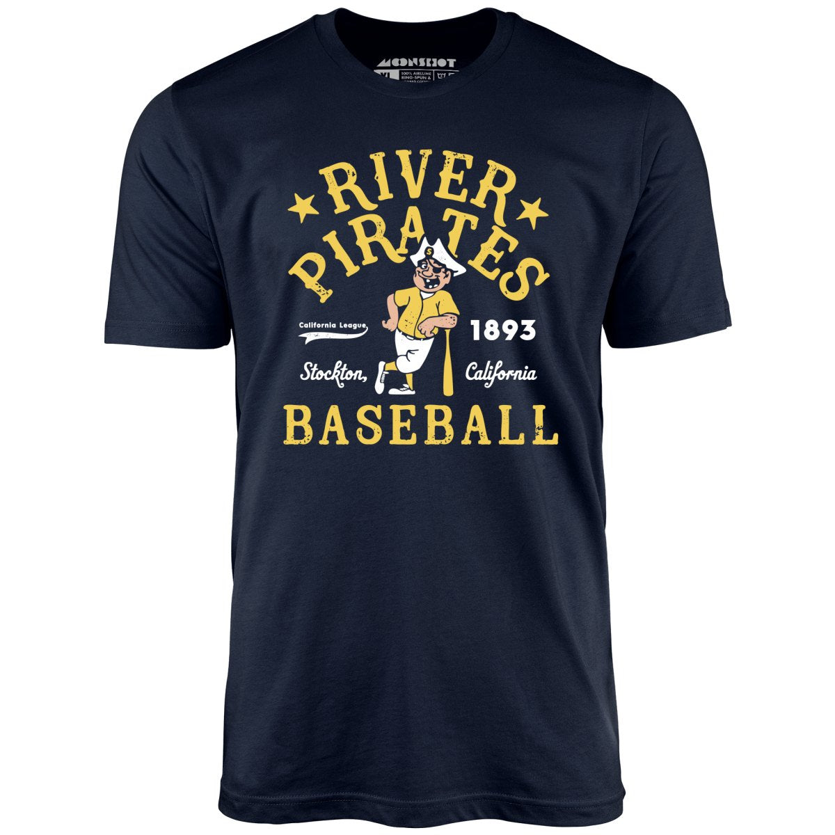 Stockton River Pirates - California - Vintage Defunct Baseball Teams -  Unisex T-Shirt – m00nshot