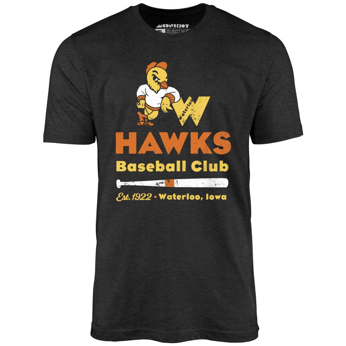 Waterloo Hawks - Iowa - Vintage Defunct Baseball Teams - Unisex T-Shirt