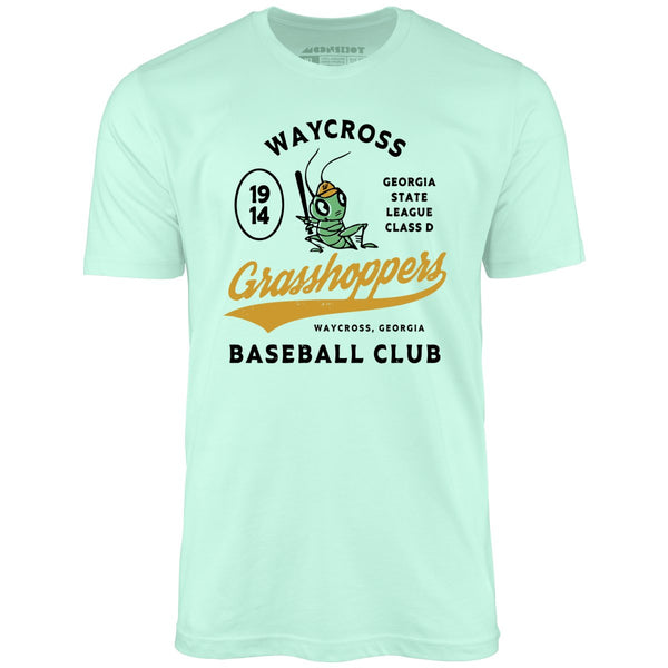 White Label Mfg Waycross Grasshoppers - Georgia - Vintage Defunct Baseball Teams - Unisex T-Shirt Mint / 2XL